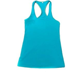 Lululemon Cool Spry Blue Racerback Size 8